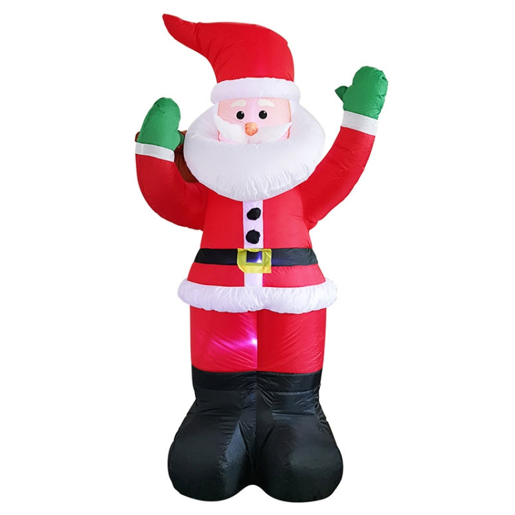 Santa Claus Christmas Tree Snowman Inflatable LED Luminous Christmas Ornaments, US Plug(QM0104-1.8M) - Christmas Ornaments by PMC TechLife | Online Shopping South Africa | PMC TechLife