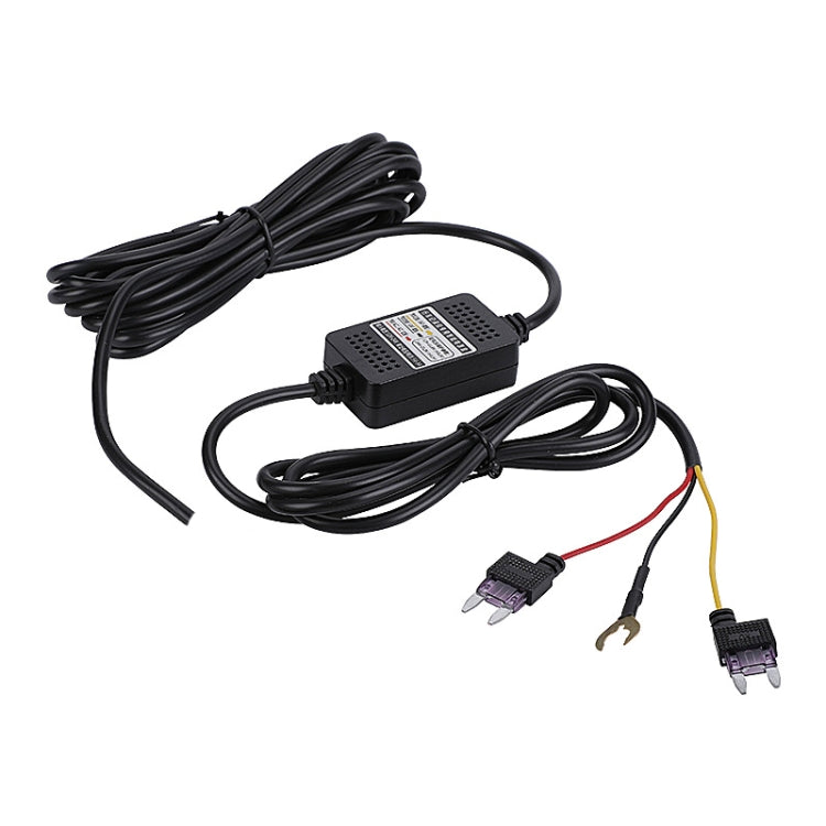 H516 Recording Step-down Line Shrinkage Video Car Charger Line Parking Monitoring Three-Core Power Cord, Model: With Fuse(Micro Straight) - Cables & Connectors by PMC TechLife | Online Shopping South Africa | PMC TechLife | Buy Now Pay Later Mobicred