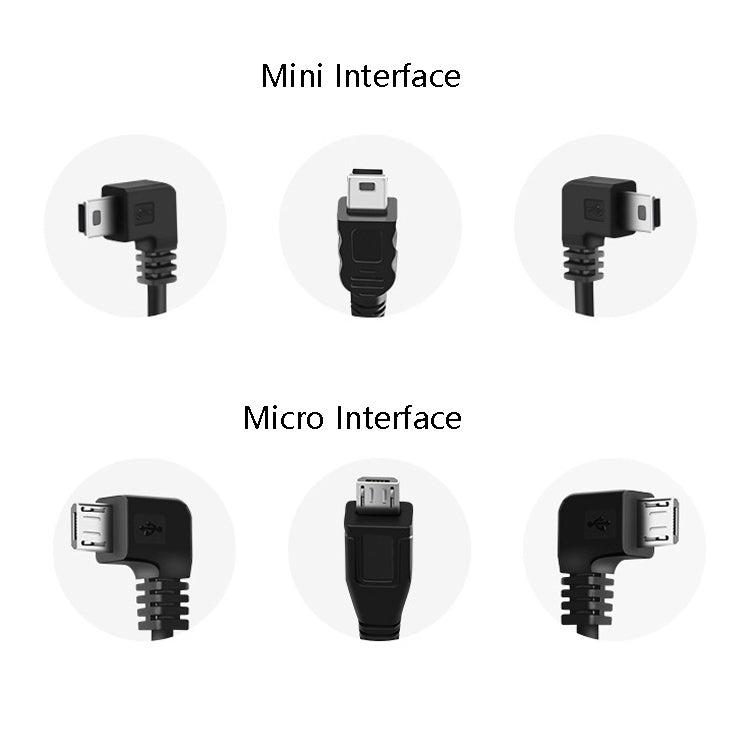 H516 Recording Step-down Line Shrinkage Video Car Charger Line Parking Monitoring Three-Core Power Cord, Model: Without Fuse(Mini Right Elbow) - Cables & Connectors by PMC TechLife | Online Shopping South Africa | PMC TechLife | Buy Now Pay Later Mobicred