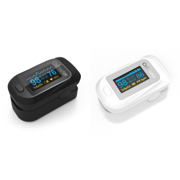 JZ-133R Finger Pulse Oximeter Finger-Type Blood Oxygen Saturation Monitor, Colour: White(English Manual) - free shipping - PMC TechLife - Order now!