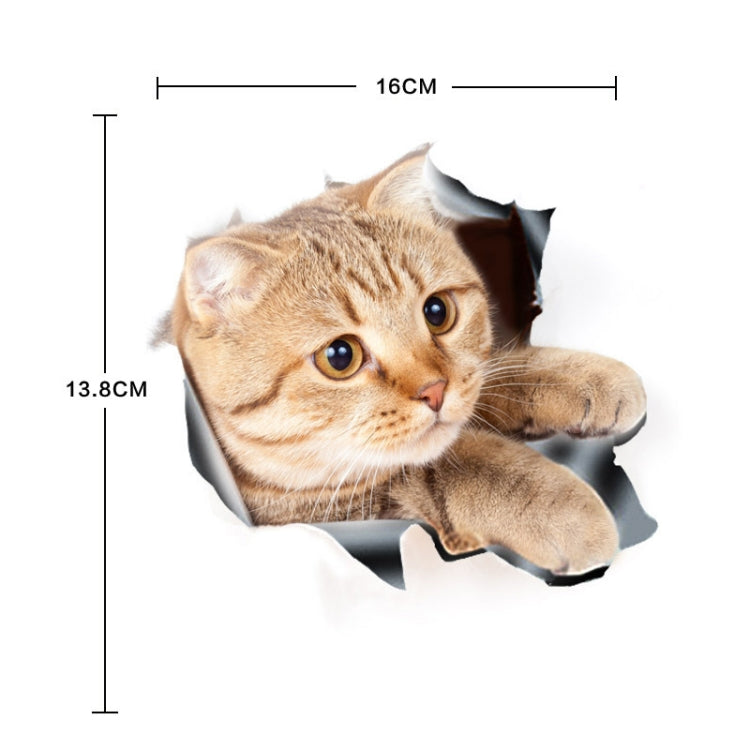 Style 3 Small 3D Stereo Cat Car Sticker Car Body Scratches And Occlusion Stickers - 3D Creative Stickers by PMC TechLife | Online Shopping South Africa | PMC TechLife