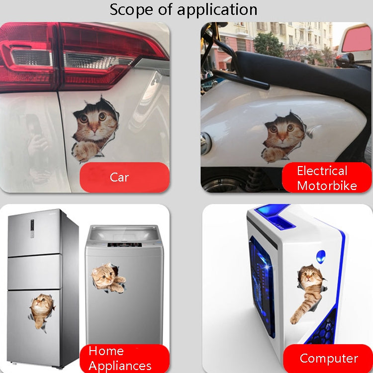 Style 3 Large 3D Stereo Cat Car Sticker Car Body Scratches And Occlusion Stickers - 3D Creative Stickers by PMC TechLife | Online Shopping South Africa | PMC TechLife | Buy Now Pay Later Mobicred