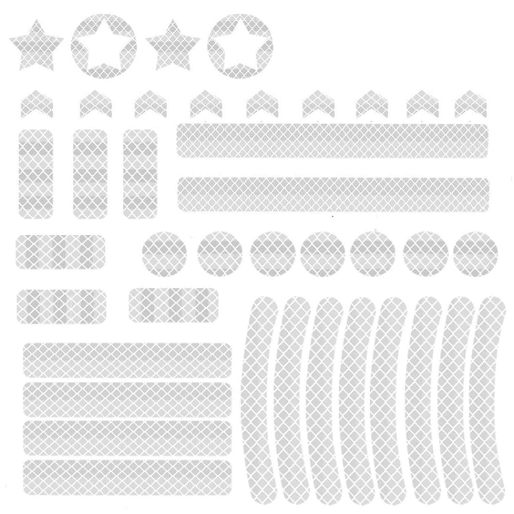Motorcycle Bicycle broach Reflective Sticker Children Balance Scooter Luminous Sticker(Five-angle Star White) - Decorative Accessories by PMC TechLife | Online Shopping South Africa | PMC TechLife | Buy Now Pay Later Mobicred