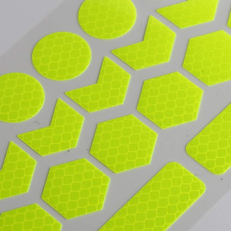 Motorcycle Bicycle broach Reflective Sticker Children Balance Scooter Luminous Sticker(Five-angle Star Fluorescent Yellow) - Decorative Accessories by PMC TechLife | Online Shopping South Africa | PMC TechLife | Buy Now Pay Later Mobicred