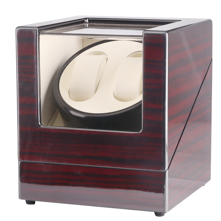 Ebony Lacquer Single-Head 2-Position Watch Box Rotating Winding Watch Shaker Motor Box,US Plug(W113RT) - free shipping - PMC TechLife - Order now!