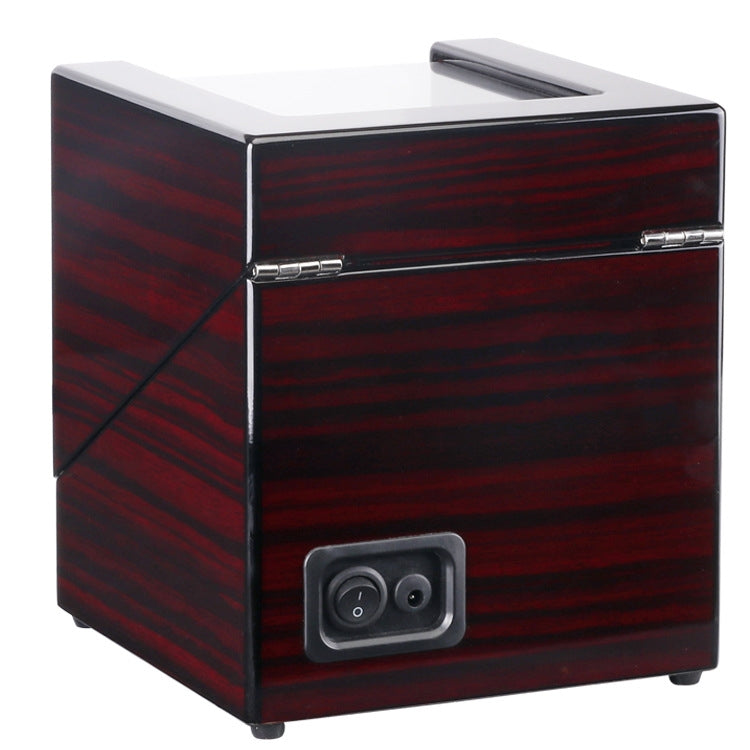 Ebony Lacquer Single-Head 2-Position Watch Box Rotating Winding Watch Shaker Motor Box,US Plug(W113RT) - free shipping - PMC TechLife - Order now!