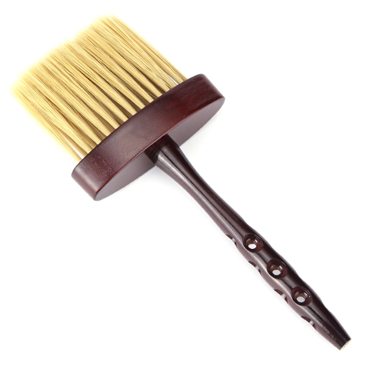 P6036 Long Handle Sweeping Hair Brush Hair Salon Haircut Cleaning Neck Sweeping Brush Household Cleaning Brush(Coffee) - free shipping - PMC TechLife - Order now!