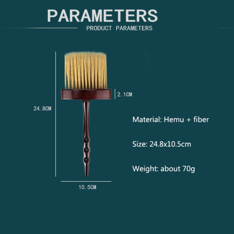 P6036 Long Handle Sweeping Hair Brush Hair Salon Haircut Cleaning Neck Sweeping Brush Household Cleaning Brush(Coffee) - free shipping - PMC TechLife - Order now!