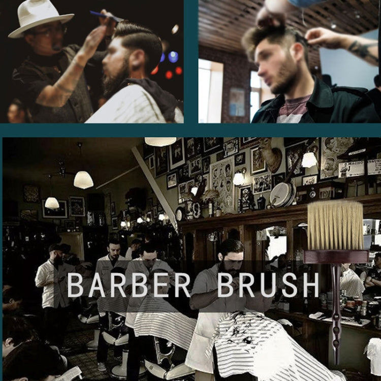 P6036 Long Handle Sweeping Hair Brush Hair Salon Haircut Cleaning Neck Sweeping Brush Household Cleaning Brush(Coffee) - free shipping - PMC TechLife - Order now!