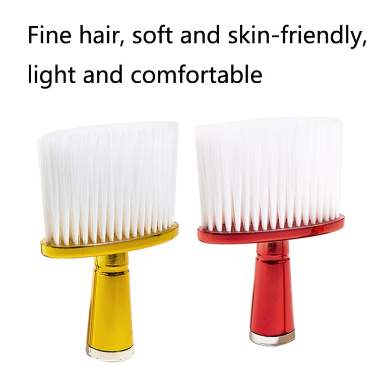 P6424 Hairdresser Sweeping Hair Brushes Hairdressing Nylon Soft Cleaning Brushes Home Hair Salons Shaving Broken Hair Brushes(Silver) - free shipping - PMC TechLife - Order now!