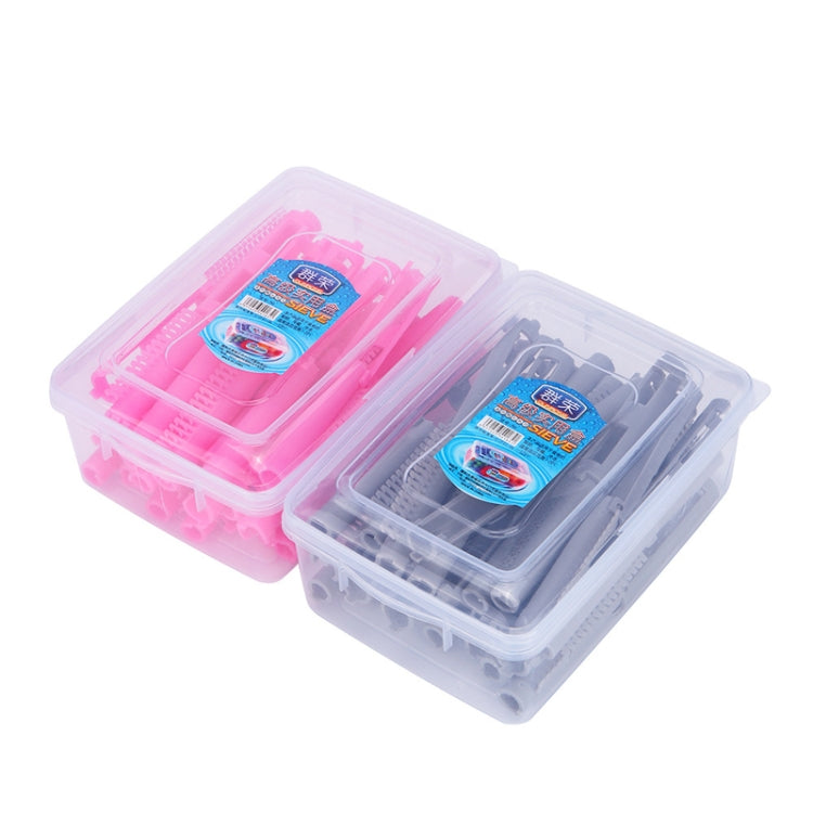 F2001 25 in 1 Perm Bar Styling Fluffy Perm Hair Clip Hair Salon Barber Shop Hairdressing Tools(Grey) - free shipping - PMC TechLife - Order now!