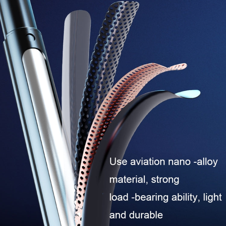 360-Degree Rotating Foldable Bluetooth Selfie Sticks Live Stand, Spec: P225 TK (Double Clip) - Selfie Sticks by PMC TechLife | Online Shopping South Africa | PMC TechLife | Buy Now Pay Later Mobicred