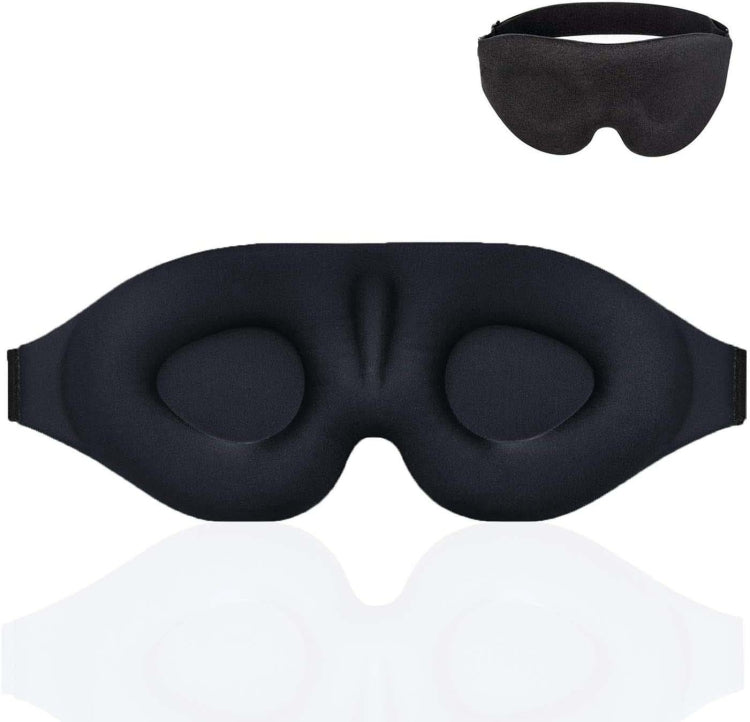 3D Sleeping Eye Mask Memory Foam Men And Women Shading Eye Mask Concave Eye Mask(No Nose Wings Blue) - free shipping - PMC TechLife - Order now!