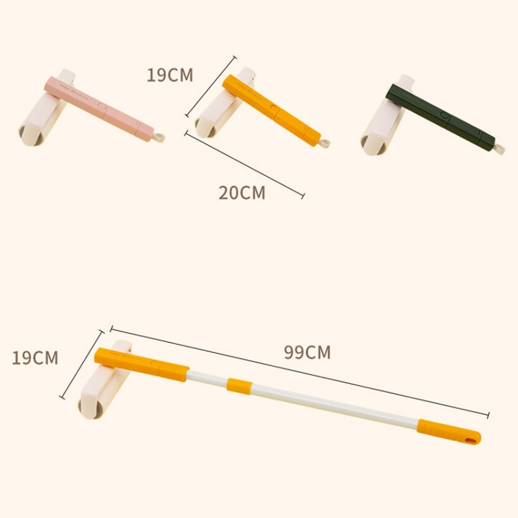 4334 Multifunctional Rotating Hair Sticking Device Clothes Hair Removal Roller Brush(Yellow) - Sponges, Cloths & Brushes by PMc TechLife | Online Shopping South Africa | PMc TechLife | Buy Now Pay Later Mobicred