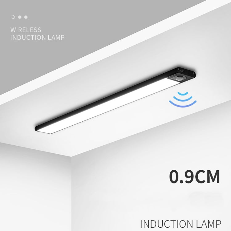 Intelligent Automatic Human Body Induction Wireless LED Lamp 60cm(Silver + White Light) - Sensor LED Lights by PMc TechLife | Online Shopping South Africa | PMc TechLife | Buy Now Pay Later Mobicred