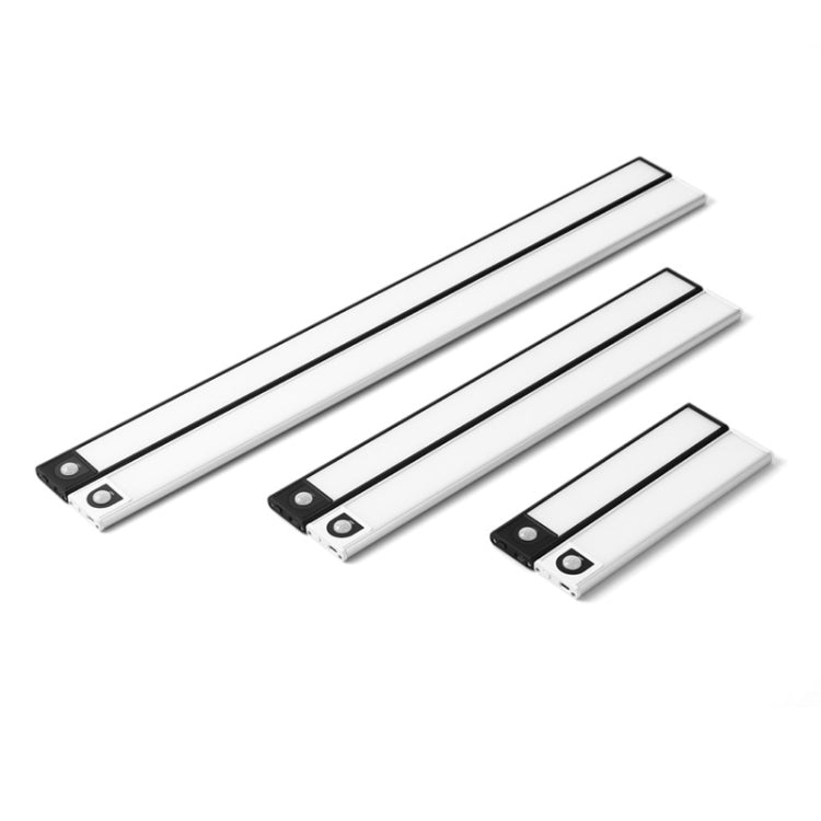 Intelligent Automatic Human Body Induction Wireless LED Lamp 80cm(Silver + White Light) - Sensor LED Lights by PMC TechLife | Online Shopping South Africa | PMC TechLife | Buy Now Pay Later Mobicred