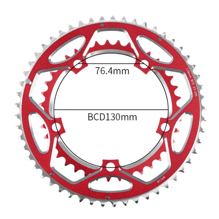 WEST BIKING 2-Piece 53t-39t Road Bike Aluminum Alloy Gear(Black) - free shipping - PMc TechLife - Order now!