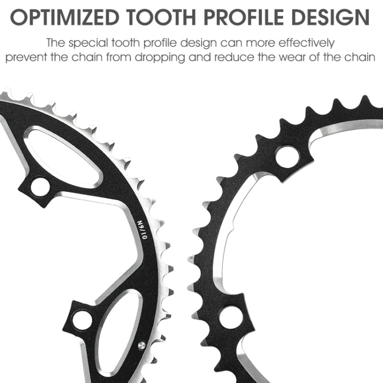 WEST BIKING 2-Piece 53t-39t Road Bike Aluminum Alloy Gear(Red) - free shipping - PMc TechLife - Order now!