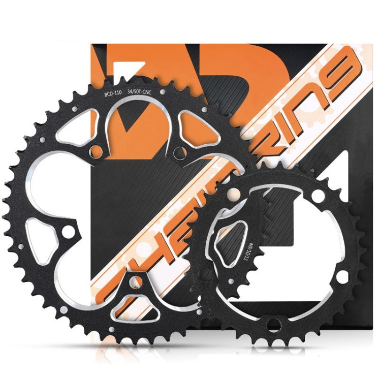 WEST BIKING 34T-50T Road Bike Racing Folding Chainwheel(Black) - free shipping - PMc TechLife - Order now!