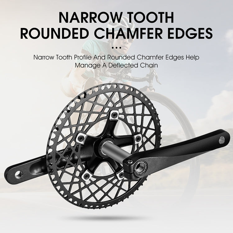 WEST BIKING Folding Bicycle Aluminum Alloy Waterproof Crankset, Colour: 53T���Red��� - free shipping - PMc TechLife - Order now!