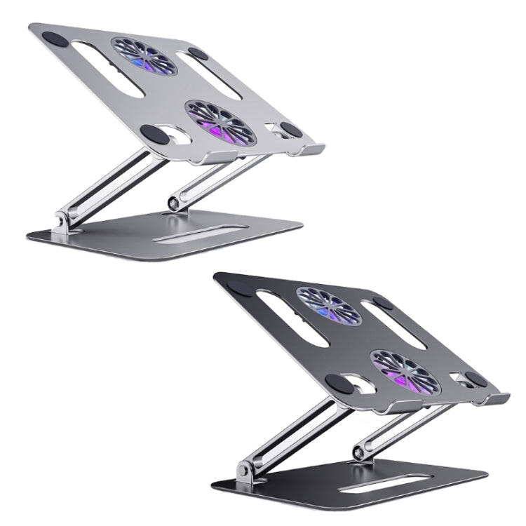 BONERUY P43F Aluminum Alloy Folding Computer Stand Notebook Cooling Stand, Colour: Silver - free shipping - PMC Jewellery - Order now!