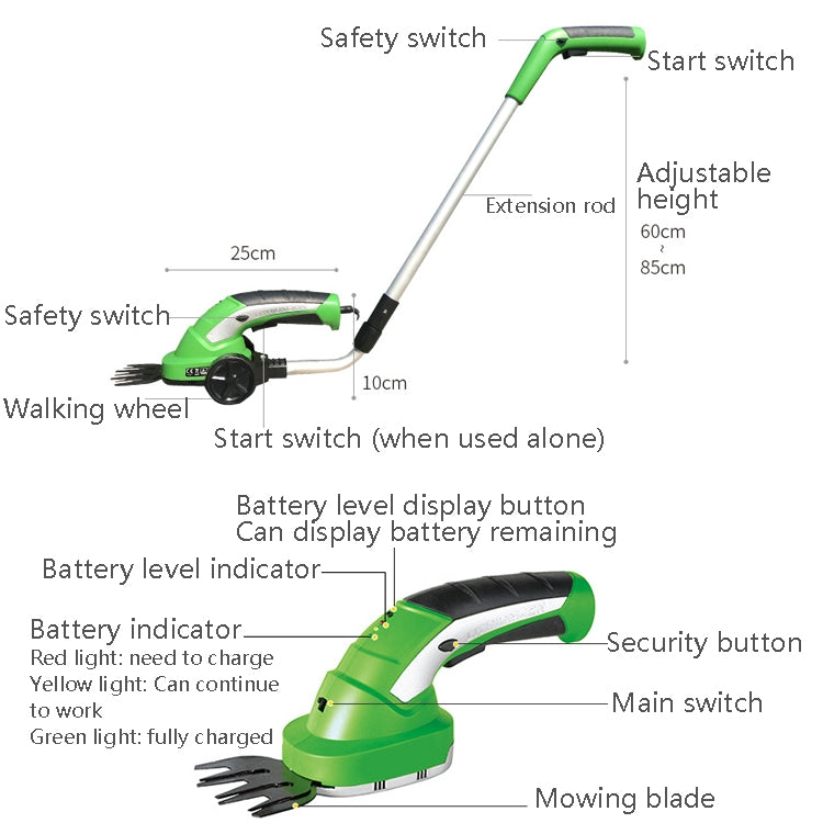 GT02 Electric Pruning Machine Portable Lawn Mower(EU Plug) - Lawn Mower, Saws & Accessories by PMc TechLife | Online Shopping South Africa | PMc TechLife | Buy Now Pay Later Mobicred