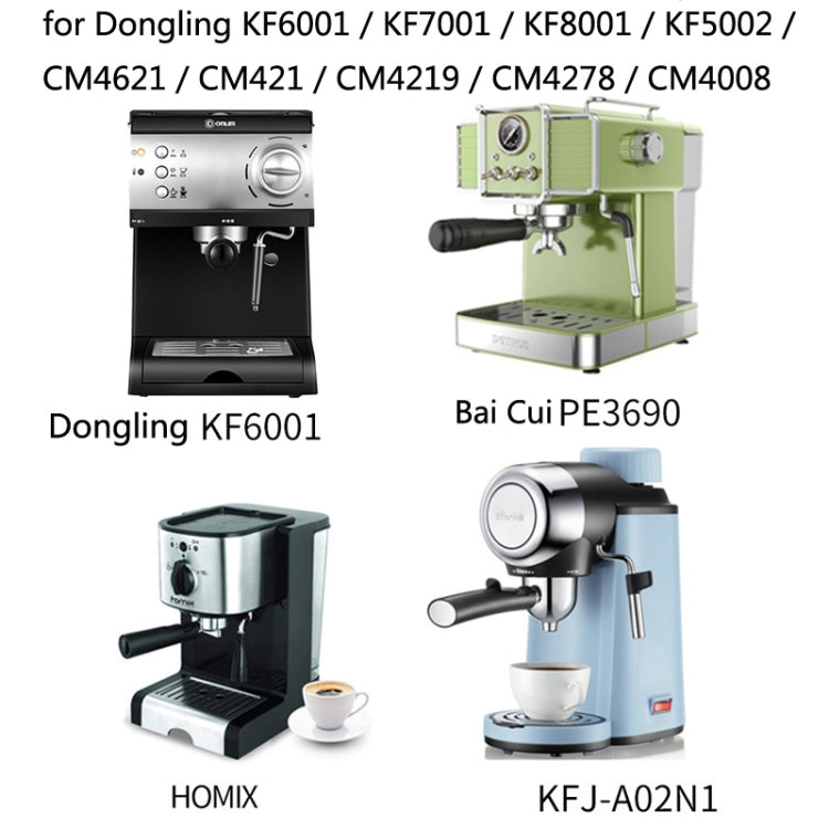 DL-1 Zinc Alloy Coffee Maker Bottomless Handle For Dongling, Style: Red Rosewood Straight - free shipping - PMC TechLife - Order now!