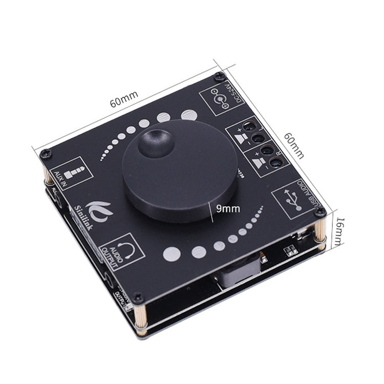 Sinilink AP50H HiFi 2.0 Stereo Bluetooth Digital TPA3116D2 Power Amplifier Board(PCB) - Breadboard / Amplifier Board by PMC TechLife | Online Shopping South Africa | PMC TechLife | Buy Now Pay Later Mobicred