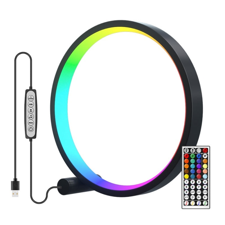 10 inch USB Music Rhythm RGB LED Atmosphere Ring Light - Novelty Lighting by PMC TechLife | Online Shopping South Africa | PMC TechLife | Buy Now Pay Later Mobicred