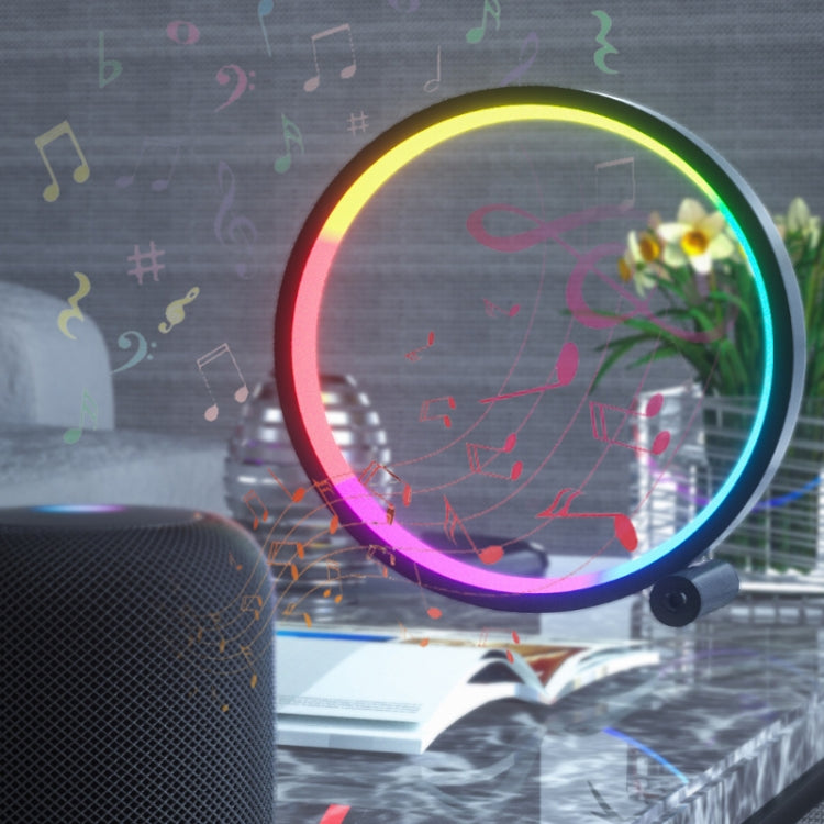 10 inch USB Music Rhythm RGB LED Atmosphere Ring Light - Novelty Lighting by PMC TechLife | Online Shopping South Africa | PMC TechLife | Buy Now Pay Later Mobicred