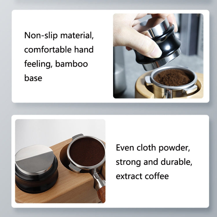 ENB-11 51mm Stainless Steel Coffee Cloth Powder Dispenser Coffee Machine Handle Universal, Colour: One Word Double Head - free shipping - PMC TechLife - Order now!