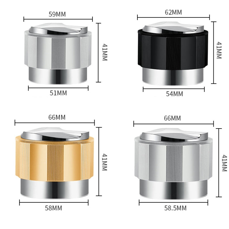 YK33258 Stainless Steel Double-Ended Coffee Cloth Dispenser, Size: 51mm(Black Finger Buckle Type) - free shipping - PMC TechLife - Order now!