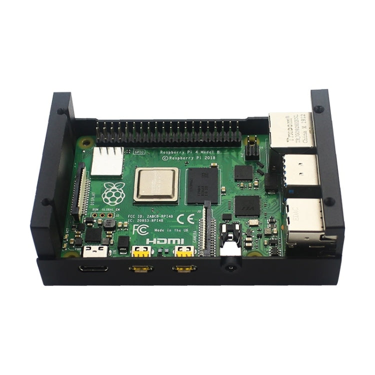 Aluminum Alloy Shell Grid Cooling Box For Raspberry Pi 3 Model B Pi 2/B + Silver - Raspberry Pi Accessories by PMC TechLife | Online Shopping South Africa | PMC TechLife | Buy Now Pay Later Mobicred