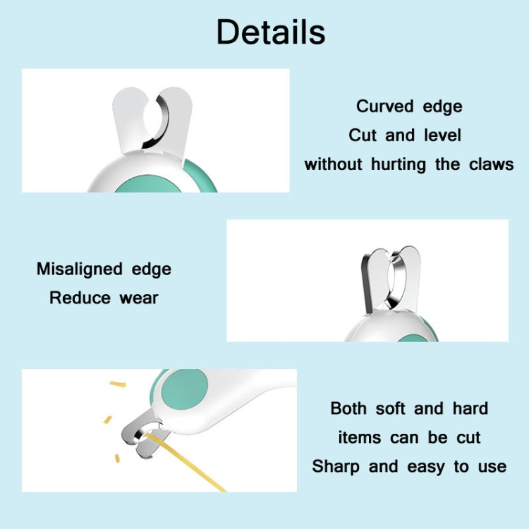 Pet Nail Clippers With LED Blood Line Light(Pink) - free shipping - PMc TechLife - Order now!