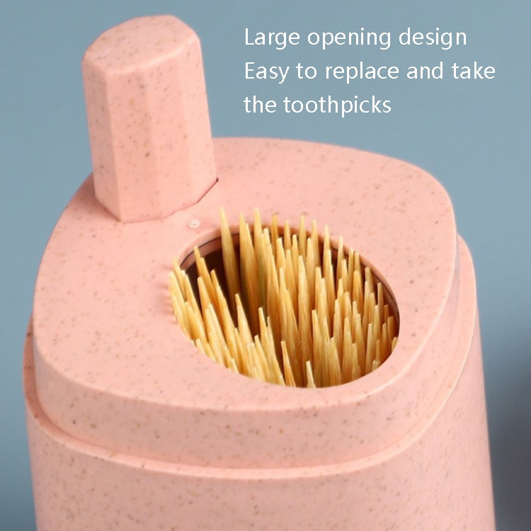 MS-263 Press Toothpick Box Kitchen Gadget(Wheat Blue) - Toothpick Boxes by PMC TechLife | Online Shopping South Africa | PMC TechLife | Buy Now Pay Later Mobicred