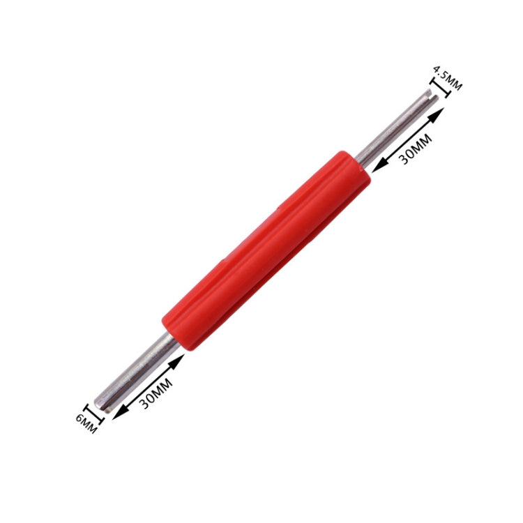 20 PCS Valve Core Wrench Key Car Air Conditioning Wheel Tire Air Mouth Dual-Use Switch Tool(Double Head) - Hand Tool Sets by PMC TechLife | Online Shopping South Africa | PMC TechLife | Buy Now Pay Later Mobicred