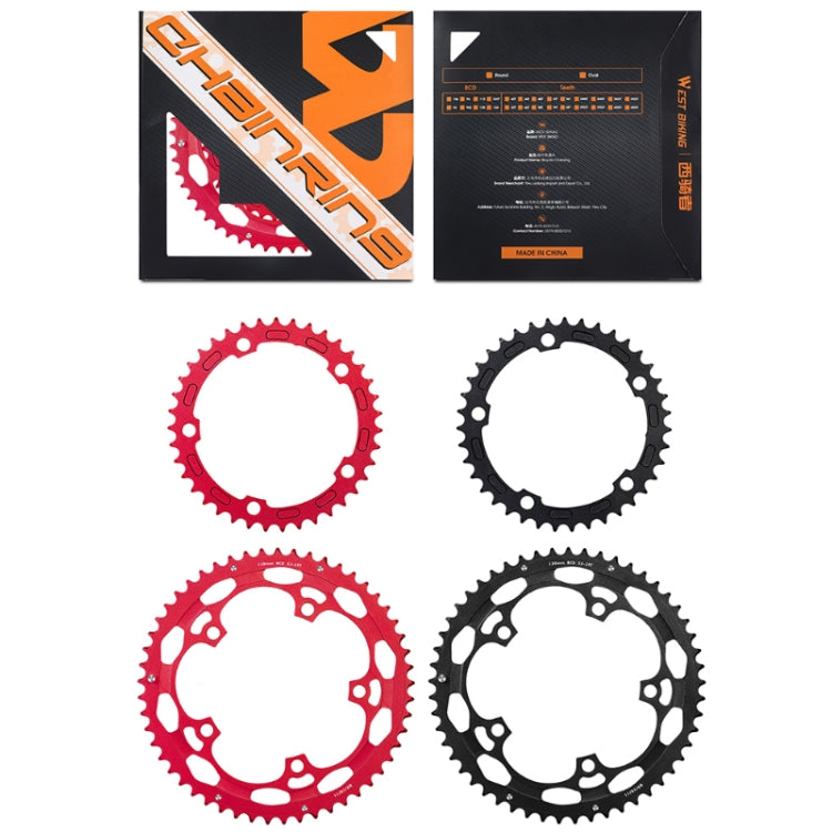 WEST BIKING YP0719274 53-39T Road Bike Crank Racing Double Disc(Red) - free shipping - PMc TechLife - Order now!