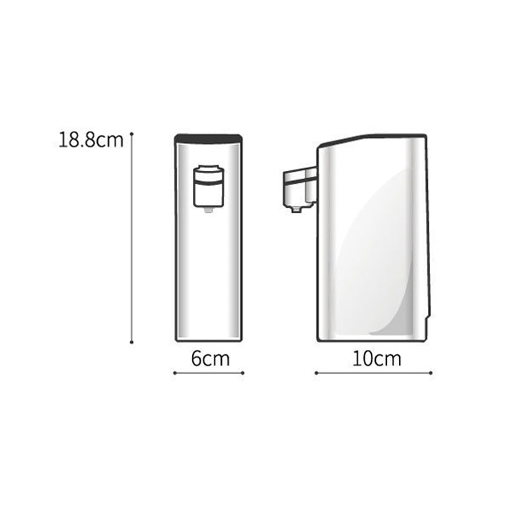 JCZN-050 Desktop Instant Hot Electric Hot Automatic Water Kettle, Power Plug: US Plug(White) - free shipping - PMC TechLife - Order now!