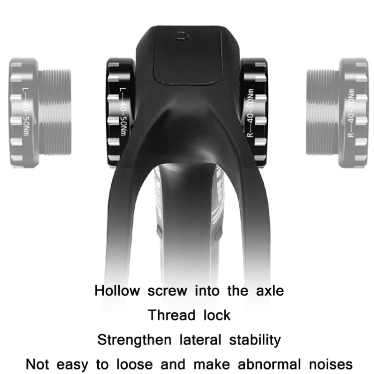 WEST BIKING Mountain Road Bike Screw-In Bearing Bottom Axle(Silver) - Bottom Brackets by WEST BIKING | Online Shopping South Africa | PMc TechLife | Buy Now Pay Later Mobicred