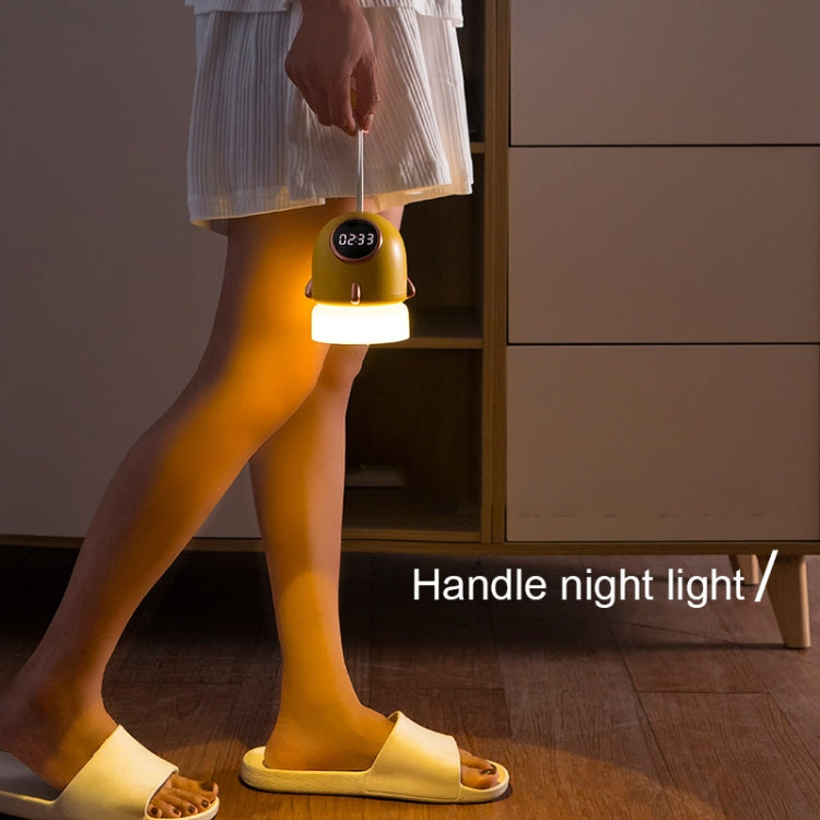 TW-L47 Small Rocket Portable Clock LED Projection Lamp(Yellow) - Novelty Clock by PMc TechLife | Online Shopping South Africa | PMc TechLife | Buy Now Pay Later Mobicred
