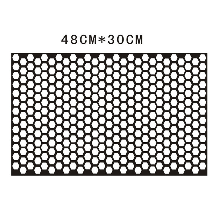 5 PCS Car Honeycomb Tail Lamp Film Universal Personality Modified Light Film Sticker(Bright Black) - Auto Film by PMC Jewellery | Online Shopping South Africa | PMC Jewellery | Buy Now Pay Later Mobicred