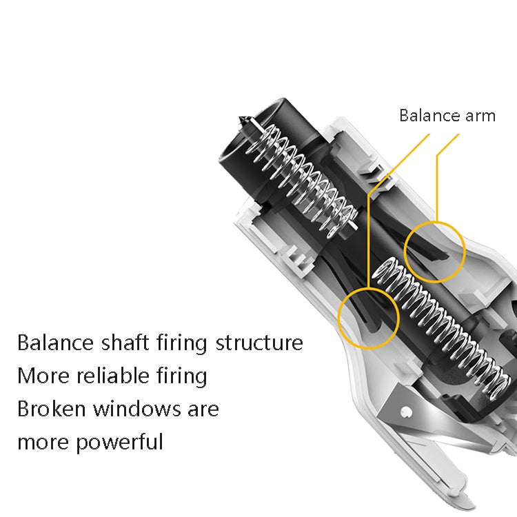 CS-B09 Safety Hammer Tungsten Steel Striker Windows Breaker With Seat Belt Cutter(Black) - Emergency Hammer by PMC TechLife | Online Shopping South Africa | PMC TechLife | Buy Now Pay Later Mobicred