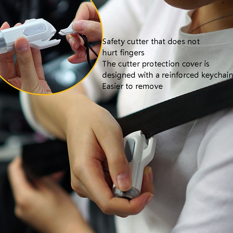 CS-B09 Safety Hammer Tungsten Steel Striker Windows Breaker With Seat Belt Cutter(Black) - Emergency Hammer by PMC TechLife | Online Shopping South Africa | PMC TechLife | Buy Now Pay Later Mobicred
