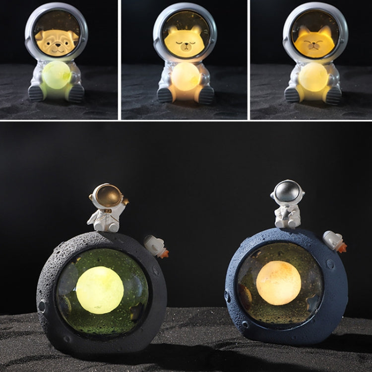 W1153 Resin Planet Night Light Home Decorations, Style: Kitten Astronaut - Night Lights by PMC TechLife | Online Shopping South Africa | PMC TechLife | Buy Now Pay Later Mobicred