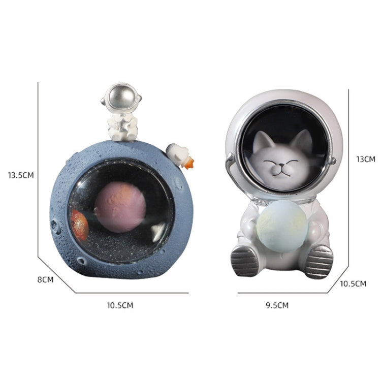 W1153 Resin Planet Night Light Home Decorations, Style: Kitten Astronaut - Night Lights by PMC TechLife | Online Shopping South Africa | PMC TechLife | Buy Now Pay Later Mobicred