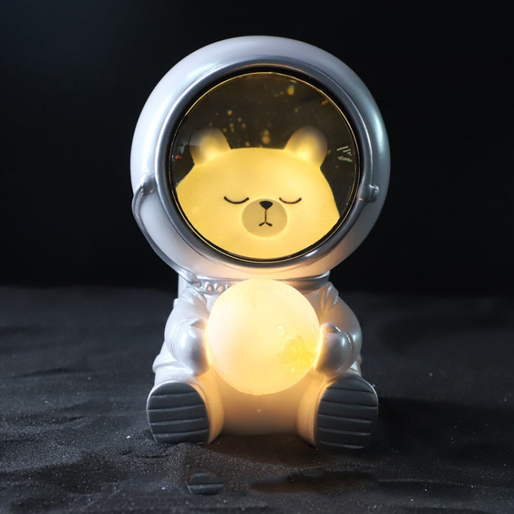 W1153 Resin Planet Night Light Home Decorations, Style: Bear Astronaut - Night Lights by PMC TechLife | Online Shopping South Africa | PMC TechLife | Buy Now Pay Later Mobicred