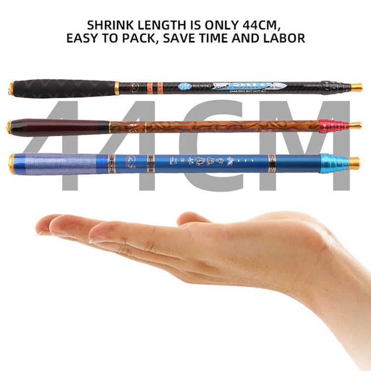 Carbon Short Section Fishing Rod Short Section Positioning Handle Rod, Length: 4.5m(Black) - Fishing Rods & Accessories by PMC TechLife | Online Shopping South Africa | PMC TechLife | Buy Now Pay Later Mobicred