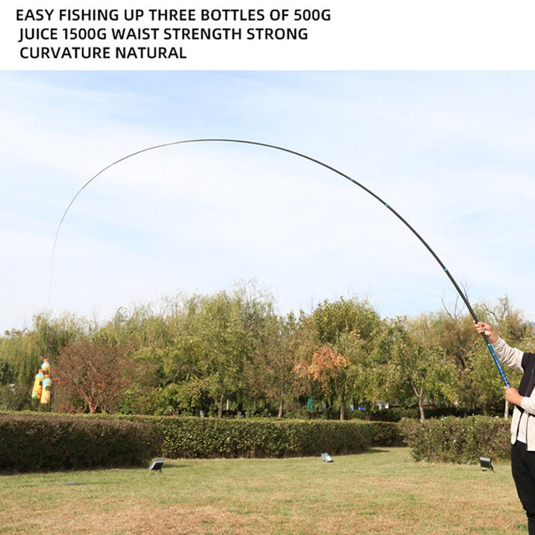 Carbon Short Section Fishing Rod Short Section Positioning Handle Rod, Length: 4.5m(Yellow) - Fishing Rods & Accessories by PMC TechLife | Online Shopping South Africa | PMC TechLife | Buy Now Pay Later Mobicred