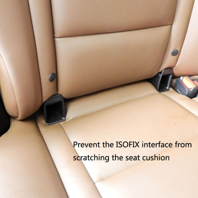 10 Pairs CSJY-4001 Car Child Safety Seat Interface Guide Slot(Red) - Seat Accessories by PMC Jewellery | Online Shopping South Africa | PMC Jewellery | Buy Now Pay Later Mobicred
