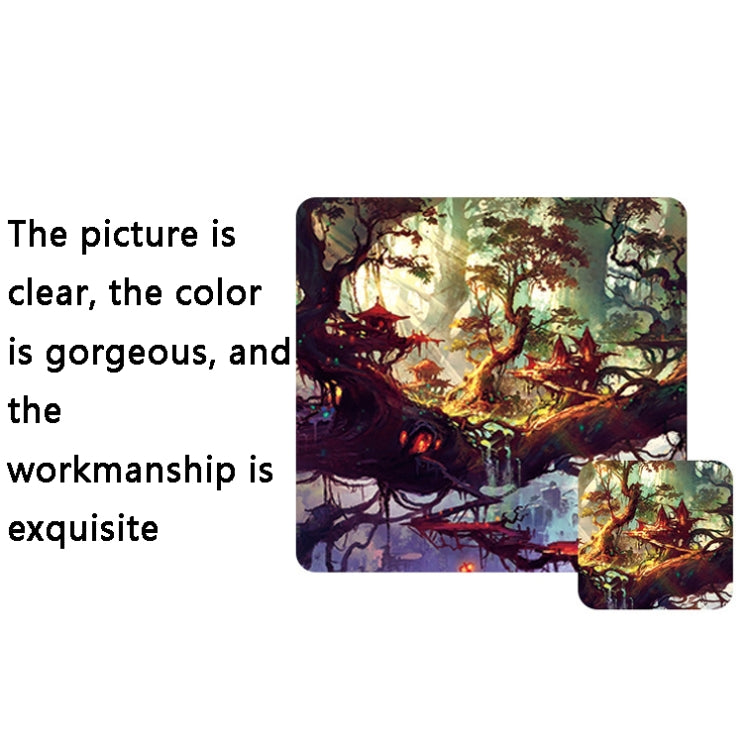 Hand-Painted Fantasy Pattern Mouse Pad, Size: 400 x 900 x 4mm Seaming(6 Stars and You) - Mouse Pads by PMC TechLife | Online Shopping South Africa | PMC TechLife | Buy Now Pay Later Mobicred